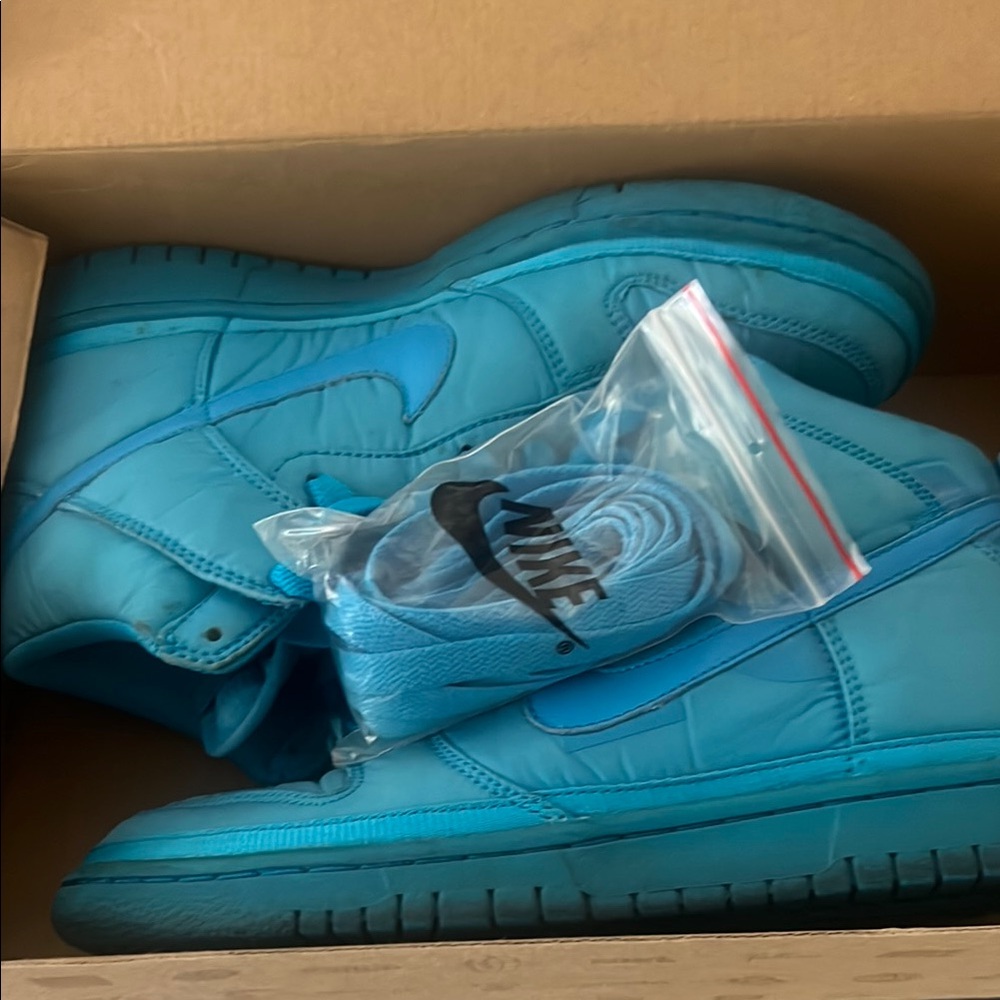 Nike Blue High-Top Sneakers